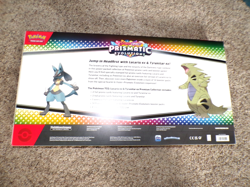 Pokemon Prismatic Evolutions Lucario ex & Tyranitar ex Premium Collection - Image 2