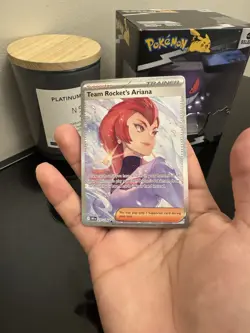 Pokemon Team Rocket's Ariana 237/182 SIR Destined Rivals NM+/Pack Fresh - Image 4