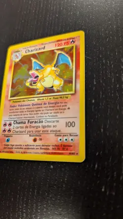 Pokemon Base Set Charizard 4/102, Blastoise 2/102, Venusaur 15/102. PORTUGUESE - Image 2