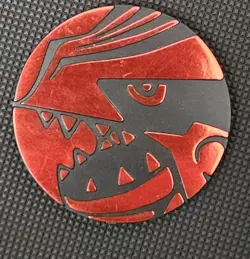 Groudon Red Holo Pokemon TCG Official Collectible Coin - Image 1