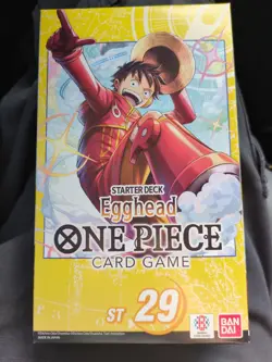 One Piece TCG Egghead Starter Deck ST-29 (SEALED) - Bandai - English - Luffy - Image 1