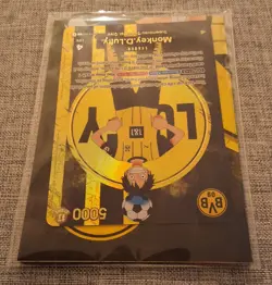 One Piece x BVB Borussia Dortmund Promo Karte Monkey D. Luffy ST13-003 Sealed !! - Image 4