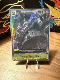 Capone Gang Bege Alternative Art OP04-100 English One Piece TCG - Image 1