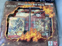 SET OF 2 Bandai One Piece CCG Illustration Box VOL 5 & VOL 6 LOT NEW SEALED! - Image 3