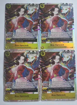 One Piece OPTCG Boa Hancock OP14-112 SR Playset (4) NM - Image 1