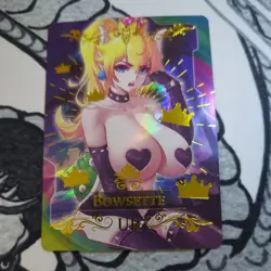 Bowsette Goddess Story Doujin Waifu Trading Card SR Mario - Image 1