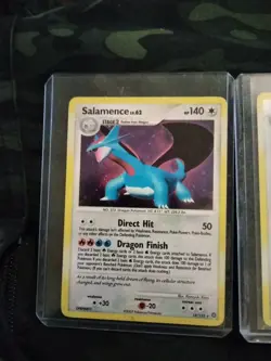 Pokemon Salamence LV. 6218/132 Secret Wonders Reverse Holo and Holo Card Set - Image 3