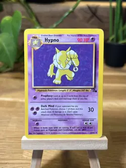 Hypno 23/62 Fossil Set Non-Holo Rare Vintage WOTC Pokemon Card 1999 - Image 1