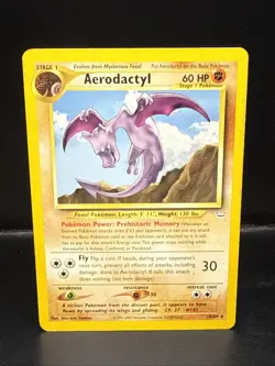 Pokemon TCG Aerodactyl Neo Revelation Card 15/64 Unlimited Rare - Image 1