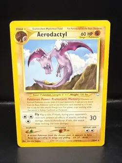 Pokemon TCG Aerodactyl Neo Revelation Card 15/64 Unlimited Rare - Image 2