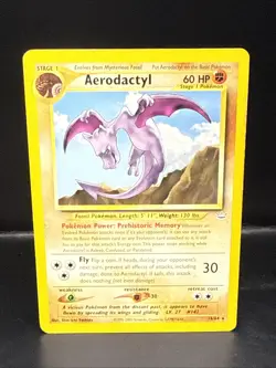 Pokemon TCG Aerodactyl Neo Revelation Card 15/64 Unlimited Rare - Image 3