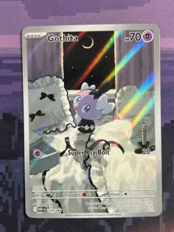 Gothita 124/086 Pokemon White Flare Illustration Rare Near Mint Card NM - Image 1