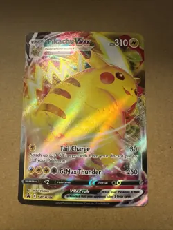 Pikachu VMAX SWSH286 Sword & Shield Black Star Promo Holo Pokemon Card NM - Image 1