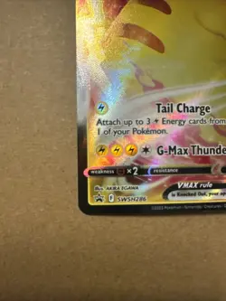 Pikachu VMAX SWSH286 Sword & Shield Black Star Promo Holo Pokemon Card NM - Image 3