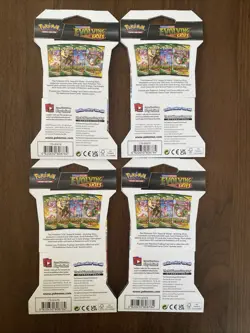 Pokemon Evolving Skies Sleeved Booster Pack Full Art Set Sealed W/ 4 Cards - Image 3