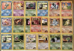 Vintage Pokemon Gym Heroes Card Lot of 19 Various sets Neo 1999 WOTC NM/LP Rares - Image 1