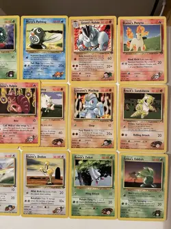 Vintage Pokemon Gym Heroes Card Lot of 19 Various sets Neo 1999 WOTC NM/LP Rares - Image 3