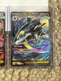 Mega Sharpedo EX 127/094 + Lopunny Rotom SIR Pokemon Card Lot Phantasmal Flames - Image 3