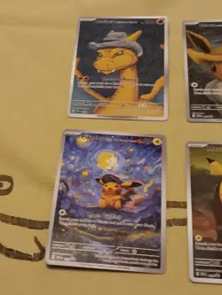 6 Pokemon x Van Gogh Black Star Promo ACG Art Card - read description - Image 4