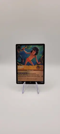 Disney Lorcana TCG: Mowgli - Man Cub - 19/204 FOIL NM Card -Super Rare - Image 2