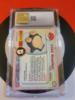Topps Pokemon Cards Graded Eevee & Snorlax CGC 7 Blue Label - Image 4