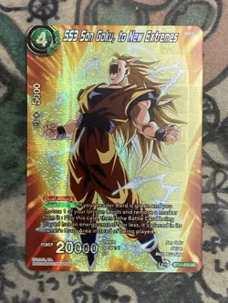 ALT ART SS3 Son Goku, to New Extremes FOIL Dragon Ball Super Card Game - Image 1