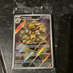 Pokemon TCG Alakazam Pokemon Center Stamped Promo Card Sealed - Image 2