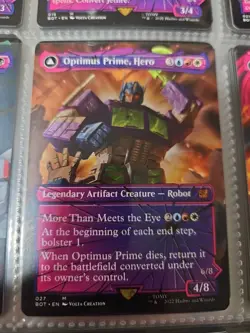 Magic MTG - Optimus Prime, Hero (Shattered Glass) - UB: Transformers - Image 1