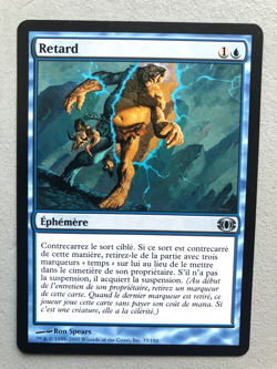 Mtg Carte Magic Future Sight Delay Retard French NM/LP - Image 1