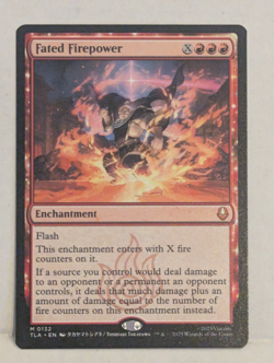 MTG Avatar M Fated Firepower #0132 Regular Near mint FREE SHIPPING MAGIC - Image 1