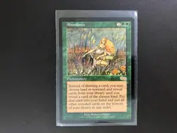 ABUNDANCE from Urza's Saga 229 Magic the Gathering 1998 MTG Vintage Green - Image 1