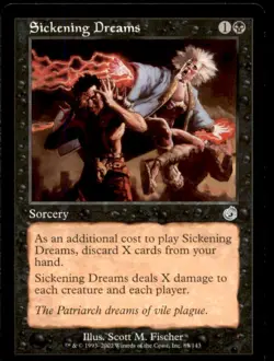 Sickening Dreams LP Light Play Graveborn Deck MTG [8297] - Image 1