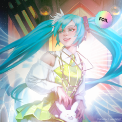 MTG Secret Lair x Hatsune Miku: Winter Diva JAPANESE ~ Rainbow FOIL ~ Sealed! - Image 3