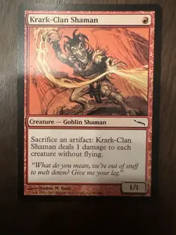 Krark-Clan Shaman : MTG / Mirrodin #98 / NM - Image 1