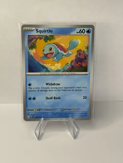 Pokemon Squirtle 007/165 Scarlet & Violet 151 Common NM/Mint English 2023 - Image 1