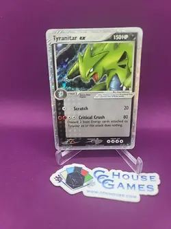 Pokemon Tyranitar EX 17/17 Pop Series 4 Holo Foil See Scan Rare *CCGHouse* - Image 1