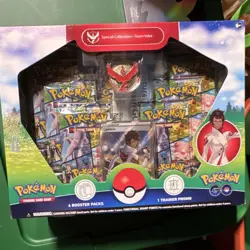 Pokemon TCG GO Special Collection Team Valor Box English Candela Promo Booster - Image 1