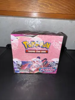 Pokemon TCG Sword Shield Fusion Strike Booster Box Factory Seal - Image 1
