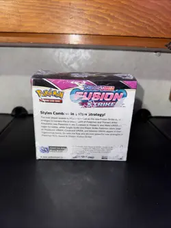 Pokemon TCG Sword Shield Fusion Strike Booster Box Factory Seal - Image 3