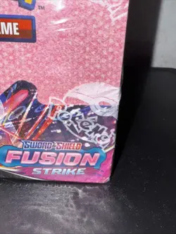 Pokemon TCG Sword Shield Fusion Strike Booster Box Factory Seal - Image 5