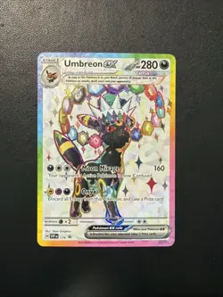 Umbreon Ex 176 Pokemon TCG Prismatic Evolutions - Black Star Promo - Image 1