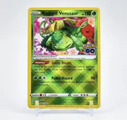 2022 Pokemon Go 004 Radiant Venusaur PSA 9 - Image 1