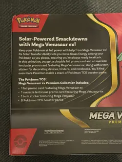 Pokemon Mega Venusaur Ex Premium Collection Sealed Slightly Damaged Box - Image 3