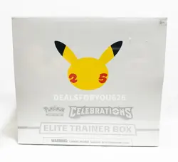 Pokemon Celebrations 25th Anniversary Elite Trainer Box ETB New Fast Shipping! - Image 1