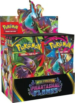Pokemon TCG: Phantasmal Flames Factory Sealed Booster Box - Image 1