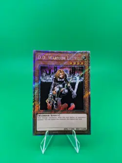 Yu-Gi-Oh! D.D. Warrior Lady RA03-EN129 Platinum Secret Rare - Image 1