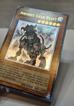 ULTIMATE Rare Ancient Gear Beast TLM-EN007 Unlimited Yugioh 860 - Image 3