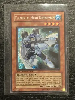 Elemental Hero Bubbleman EHC1-EN003 Limited Edition Secret Rare Yu-Gi-Oh! - Image 1