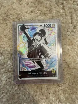 One Piece Monkey. D. Luffy ST29-001 (ALT ART) Leader Card Egghead English - Image 3