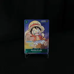 Monkey.D.Luffy P-037 1st Anniversary Stamp Promo - One Piece Card Game - Image 1